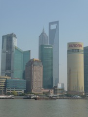 Pudong Towers with World Financial Center