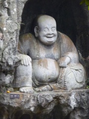 Huangzhou - Lingyin Temple Happy Buddah