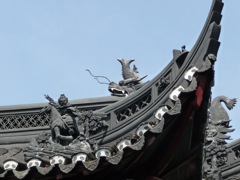 Shanghai - Yu Garden roof detail