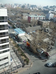 Hutong from our hotel window