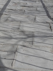 What happens when the mortar is harder than the stones