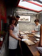 Making dumplings