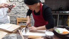 Cutting Noodles