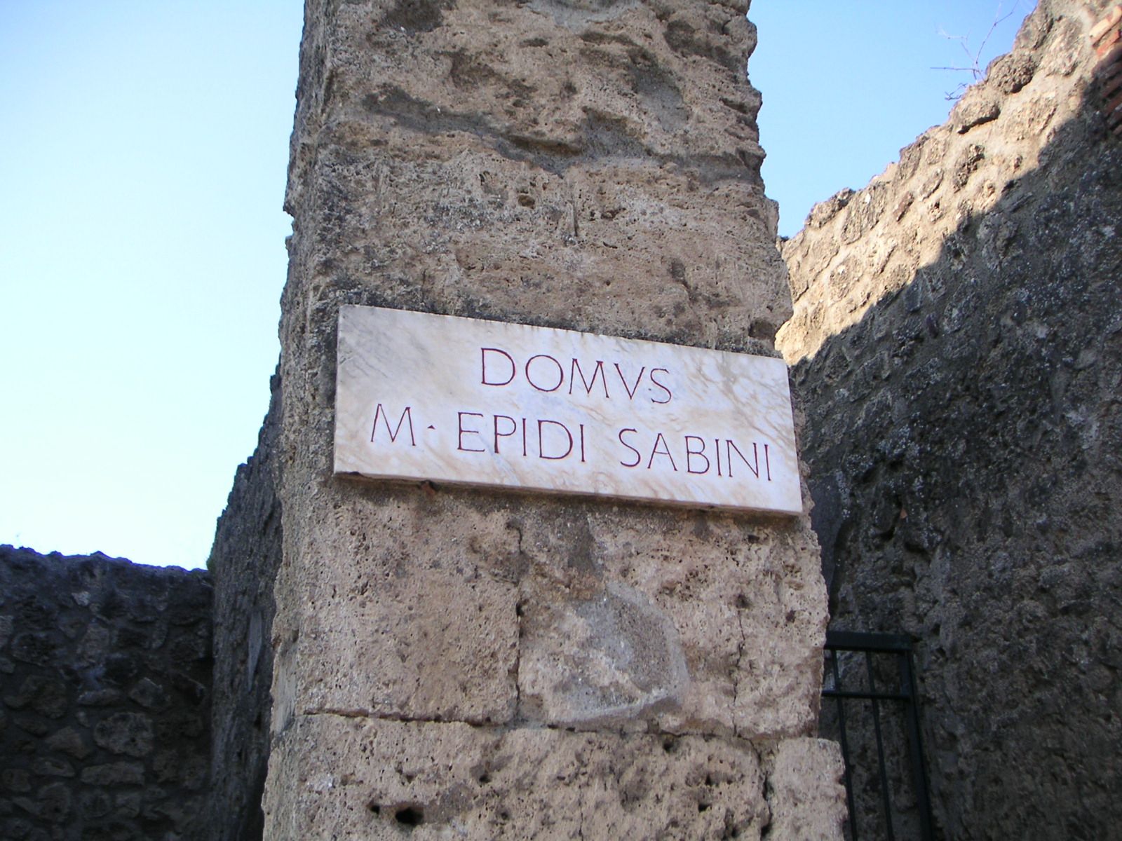 Pompei domus Sabini