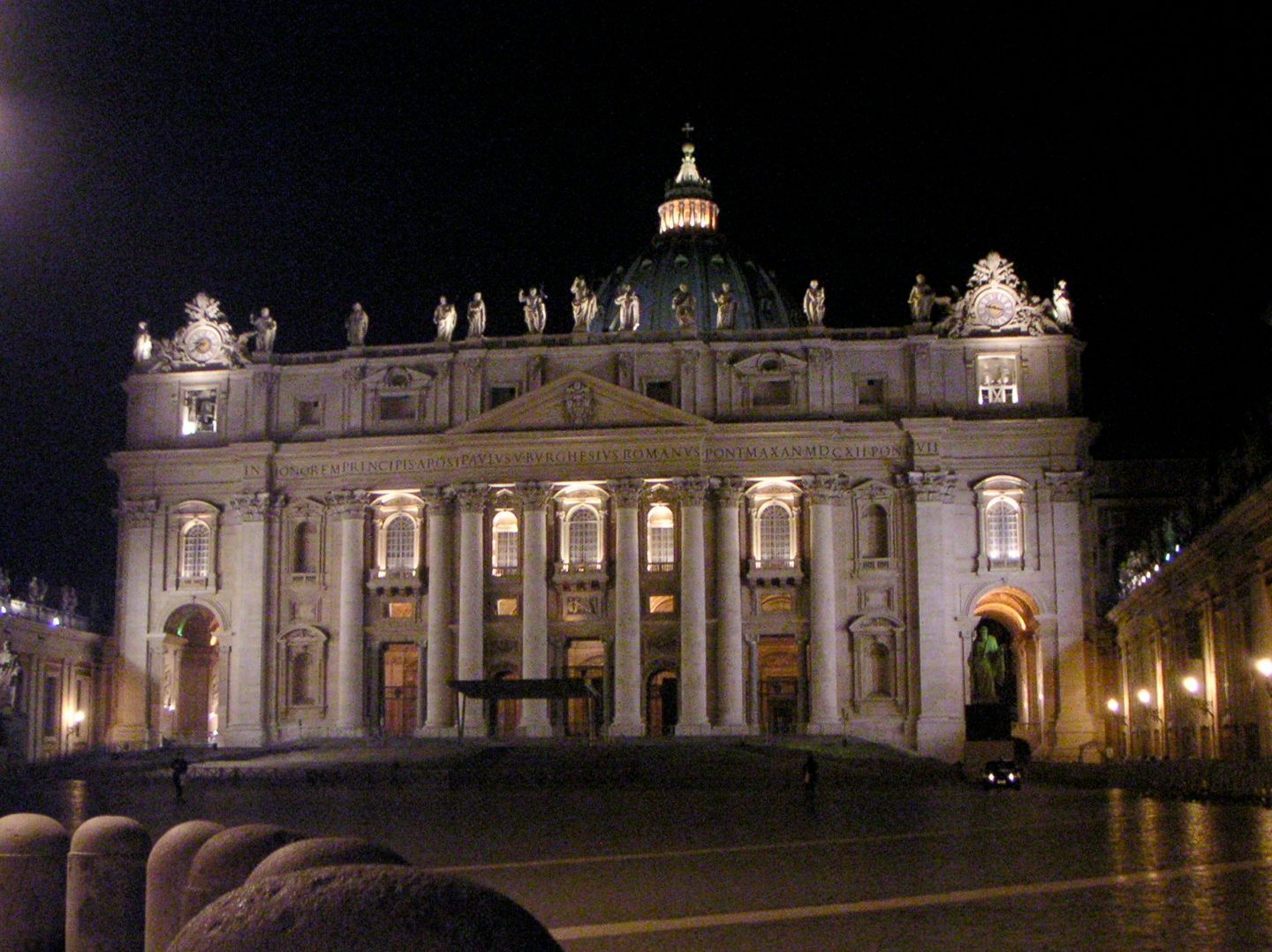 St. Peter's at night