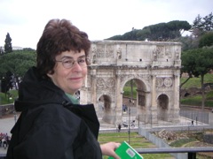 Mary with Arch of Constantine