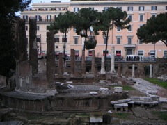 Area Sacre dAgentina: Julius Ceasar assasinated here