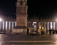 St. Peter's at night