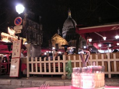 Paris - Sacre Coeur fr Plaza du Tertre Calvaire