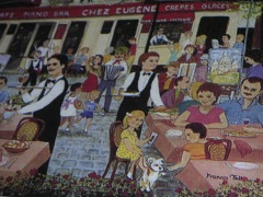 Paris - Chez Eugene in Plaza du Tertre Calvaire