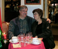 Paris - Mary & Rob at Chez Eugene